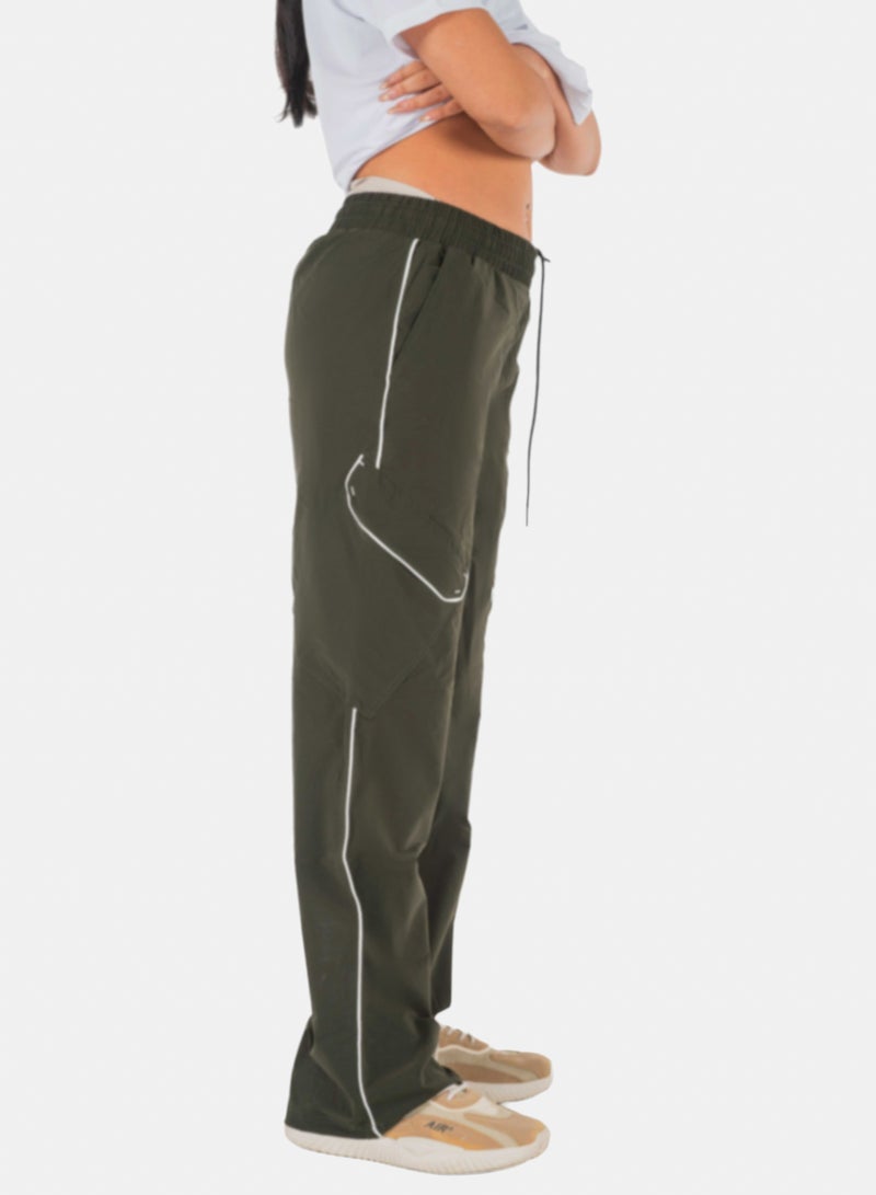 Gorilla drift dark green wide pants - Image 3